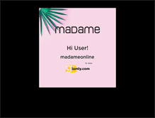 Tablet Screenshot of madameonline.com